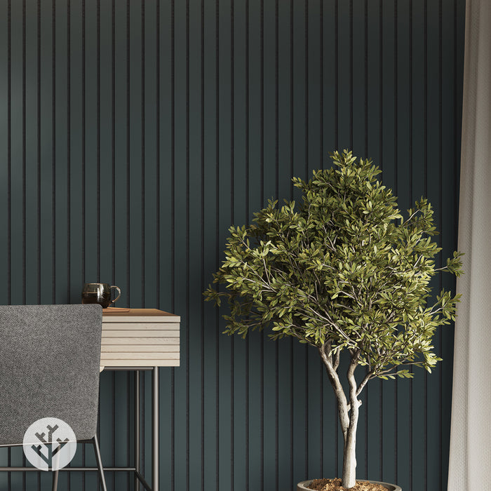 Acupanel® Luxe Colour Juniper Green Acoustic Slat Wall Panels