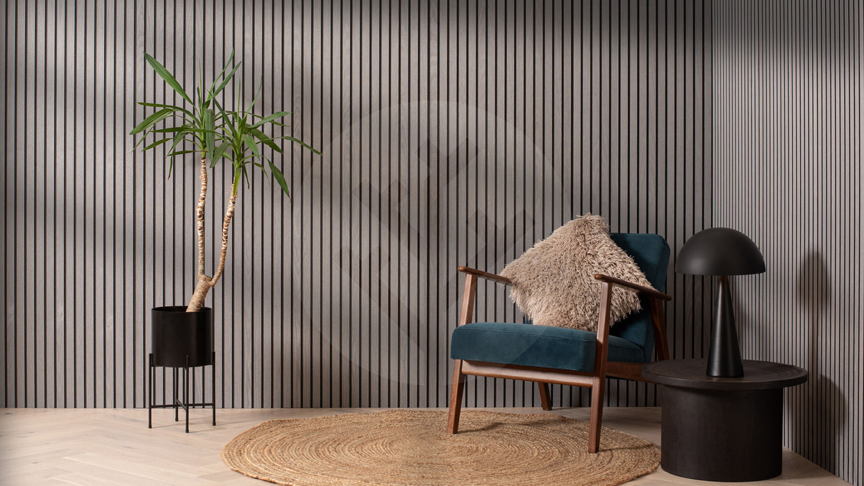 Acupanel® Elegance Contemporary Grey Oak Wood Wall Panels