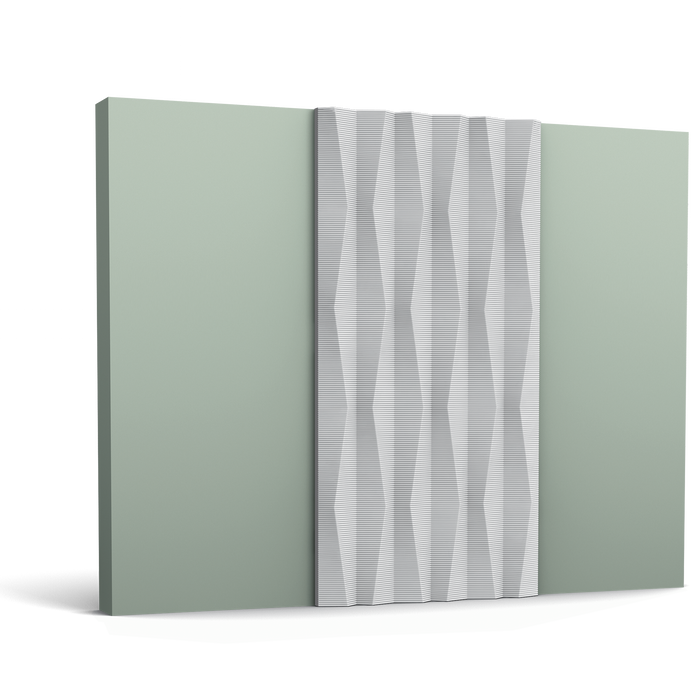 Ridge 3D Paintable Wall Panels | Orac W112