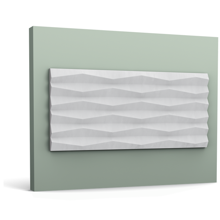 Ridge 3D Paintable Wall Panels | Orac W112