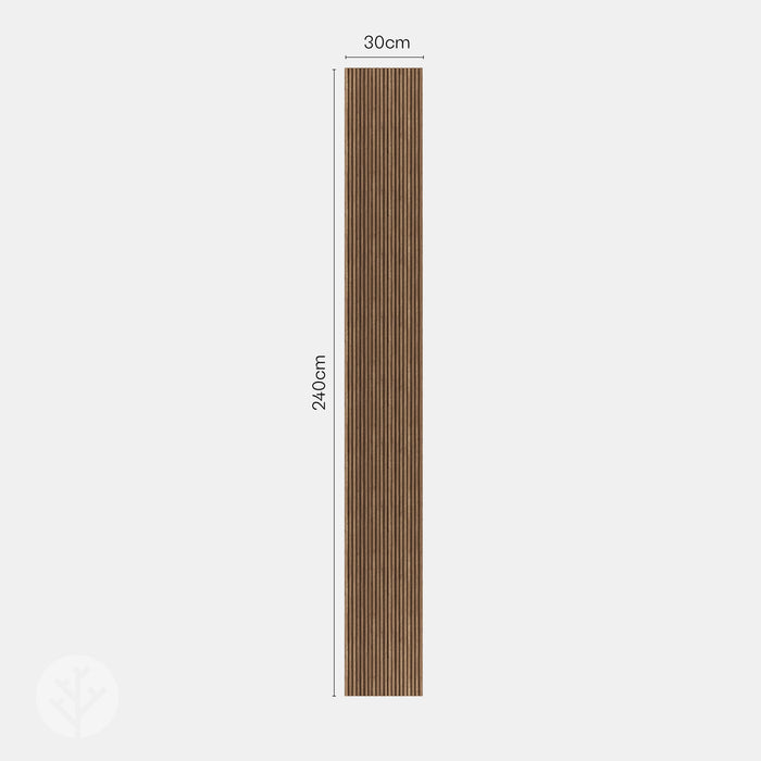 Flutto™ Walnut Mini-Ridge Flexible Tambour Wood Panels