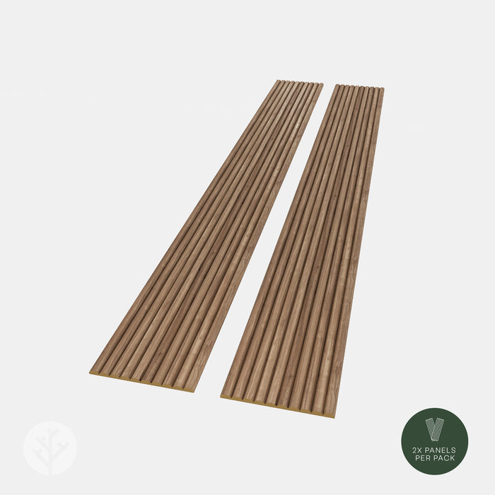 Flutto™ Walnut Slat Flexible Tambour Wood Panels