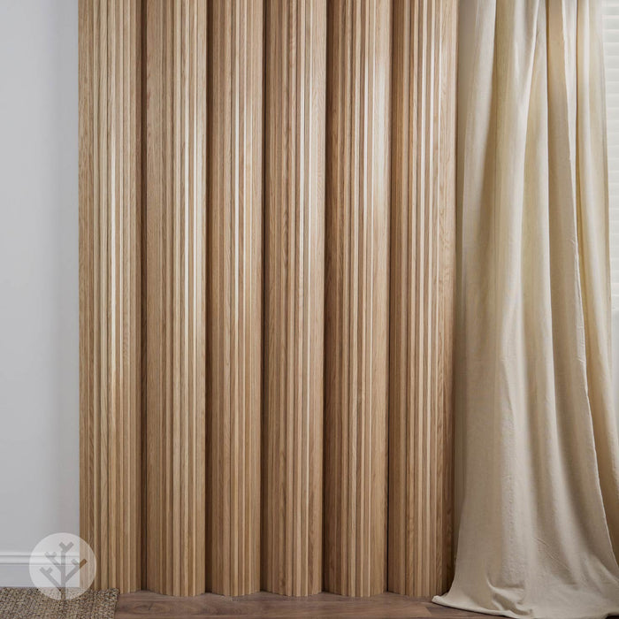 Flutto™ Oak Zigzag Flexible Tambour Wood Panels