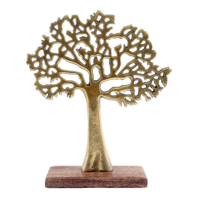 Antique Gold | Tree On Wooded Base
