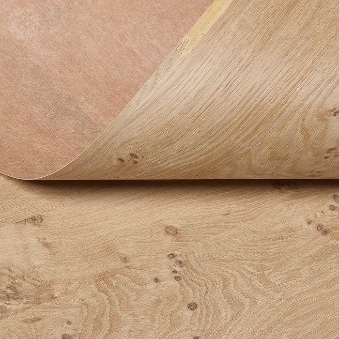 Pippy Oak Crown Paper Backed Flexible Wood Veneer