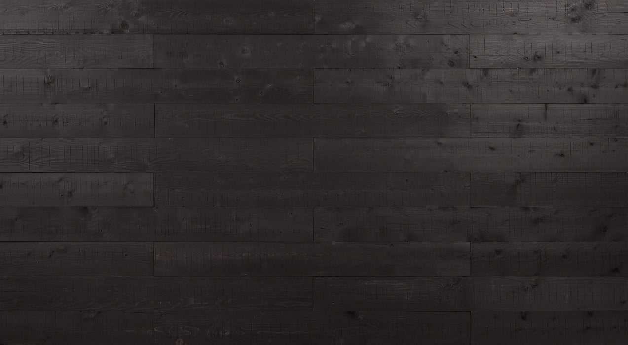 Black Peel and Stick Wood Wall Panels