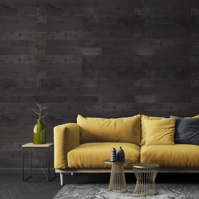 Graphite Grey Peel and Stick Wood Wall Panels
