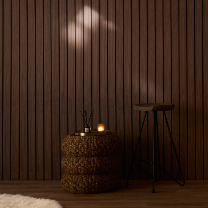 Acupanel® Elegance Luxe Walnut Wood Wall Panels
