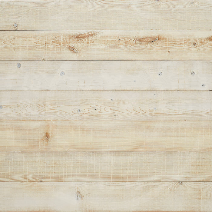 White Washed Peel and Stick Wood Wall Panels