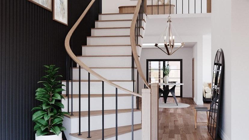 Make a grand entrance with stylish wall panelling…