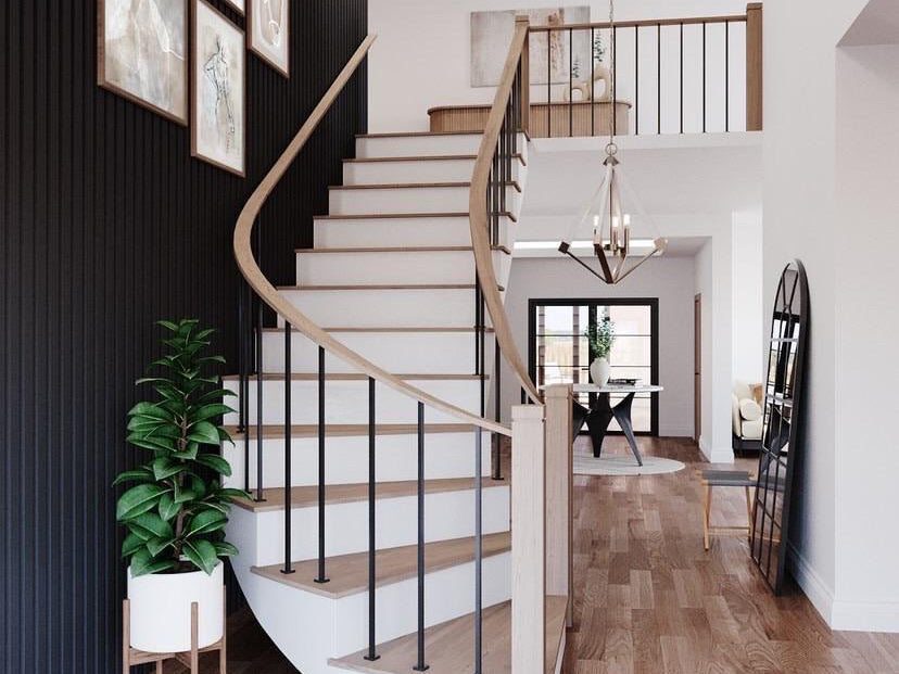 Make a grand entrance with stylish wall panelling…