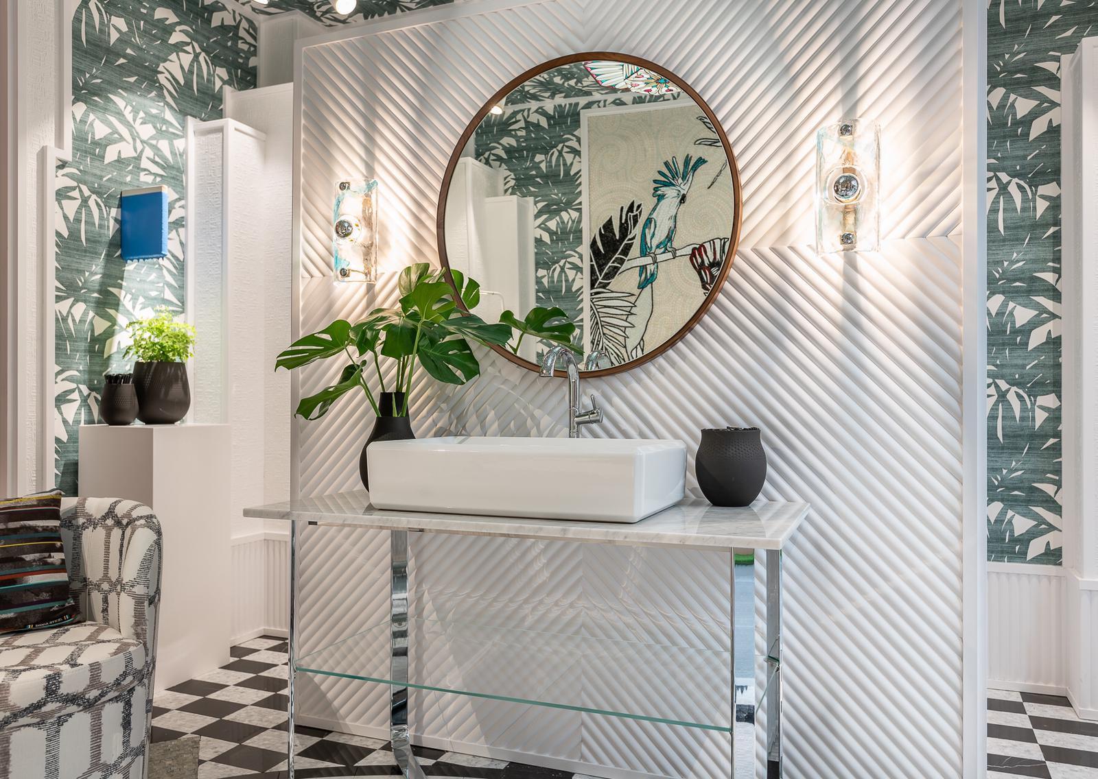 Stylish ideas using 3D wallcoverings