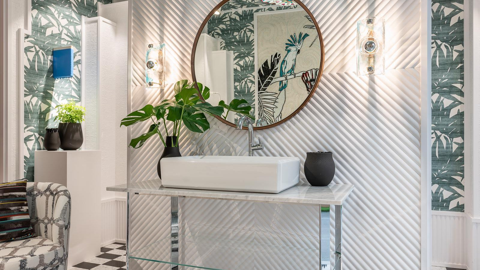 Stylish ideas using 3D wallcoverings