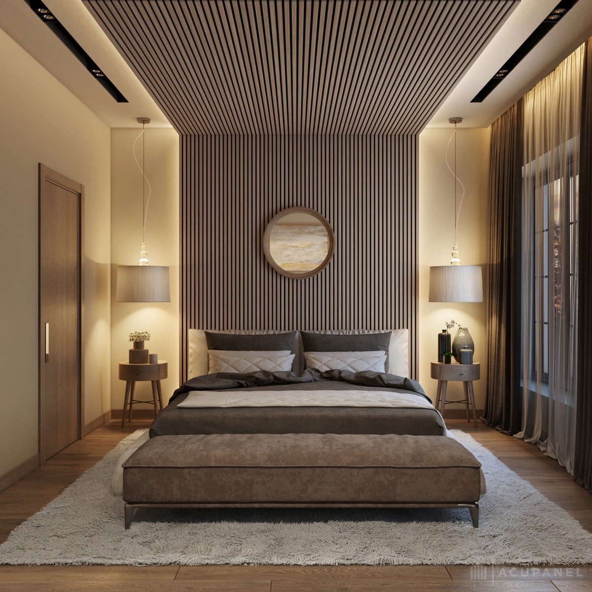 Ceiling panel ideas using wood