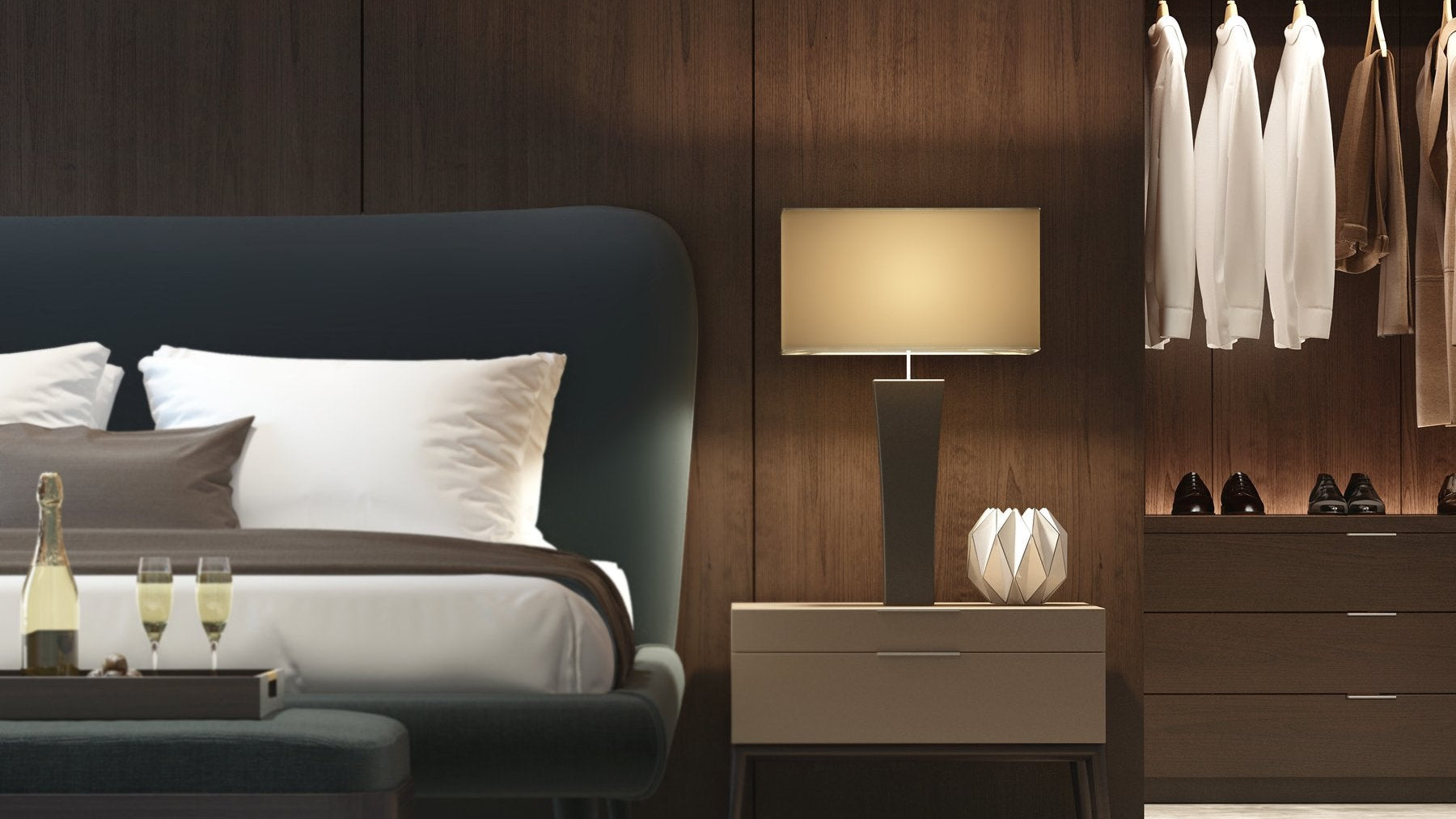 Modern and traditional types of wood wall panelling