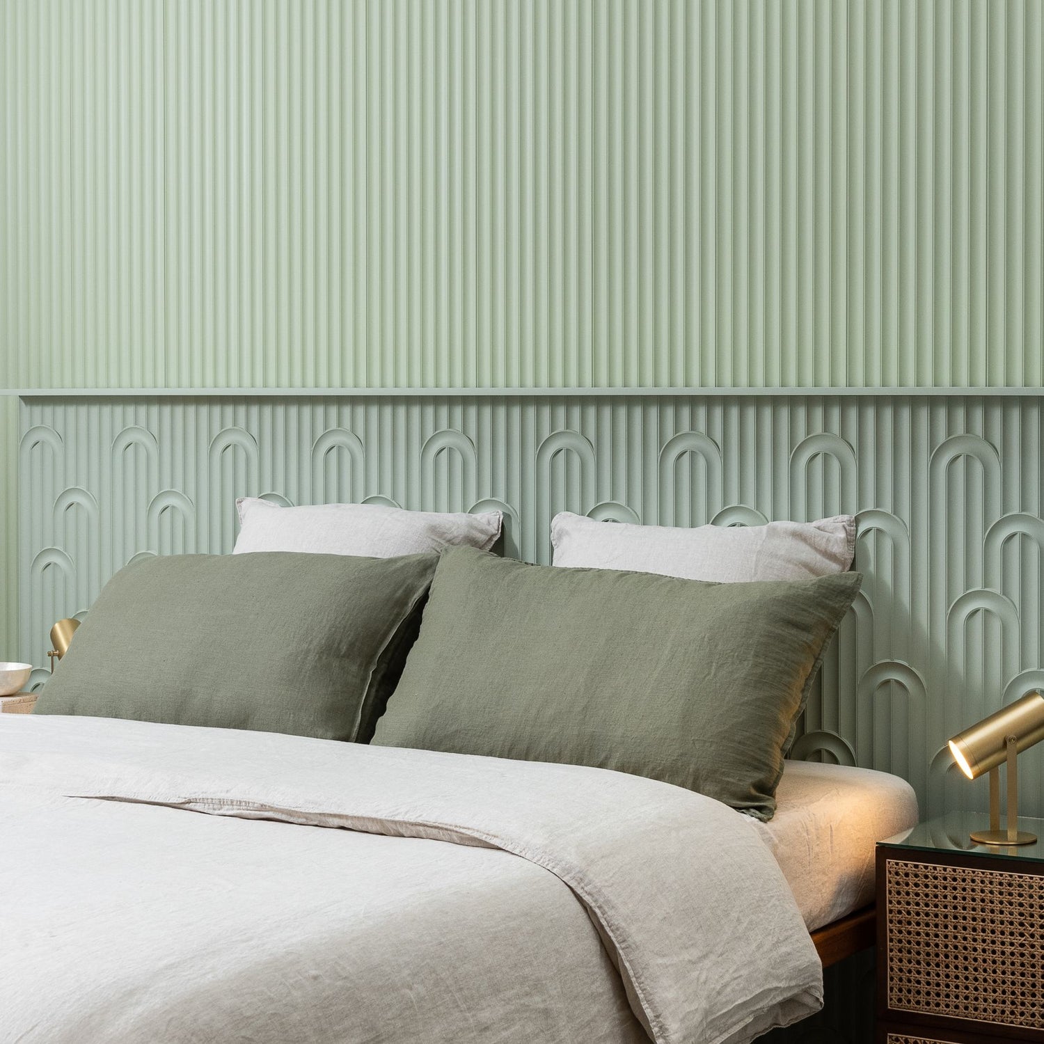 Valley 3D Paintable Wall Panels | Orac W109