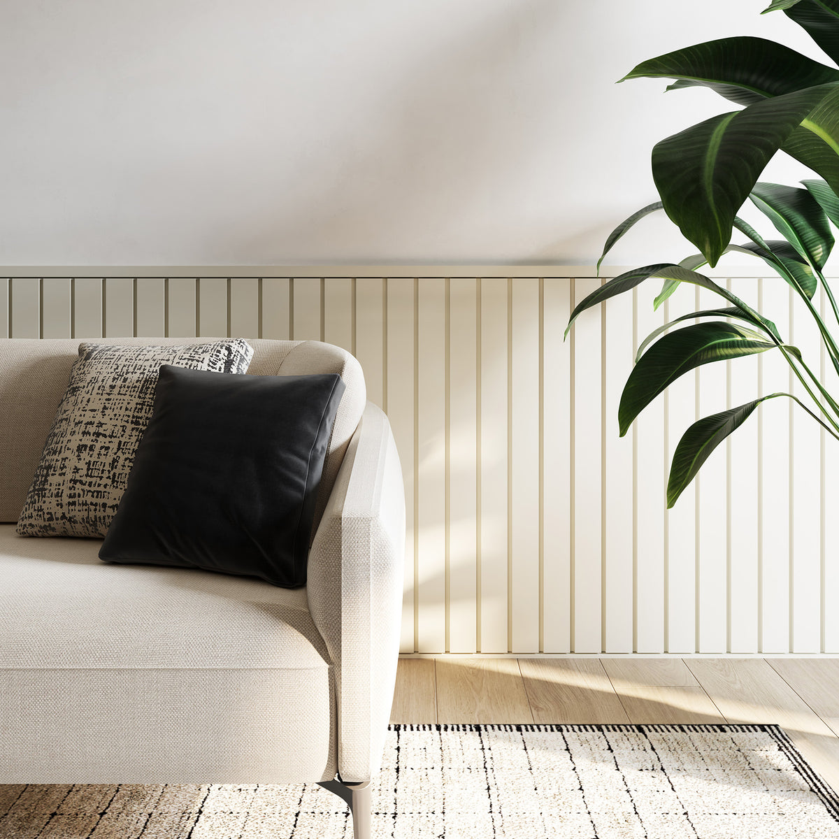 Oblong 3D Paintable Wall Panel Trim | Orac SX194