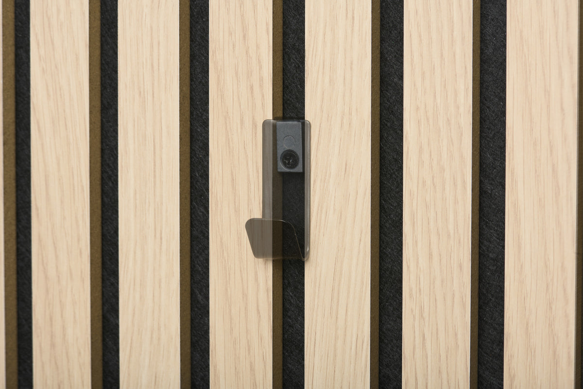 Black Wall Hooks (2pk) | Panel Accessories by Acupanel®