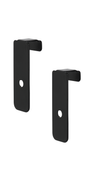 Black Universal Wall Bracket (2pk) | Panel Accessories by Acupanel®