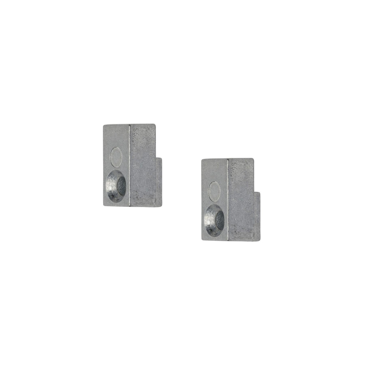 Silver Universal Vertical Mount (2pk) | Panel Accessories by Acupanel®
