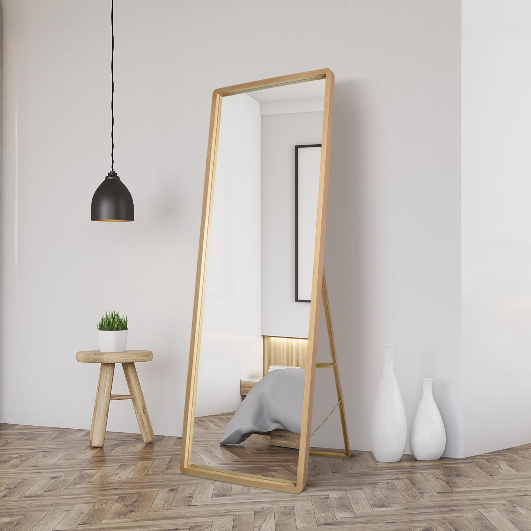 WVH® | The Natural Cheval | Free-Standing and Wall-Mountable Mirrors