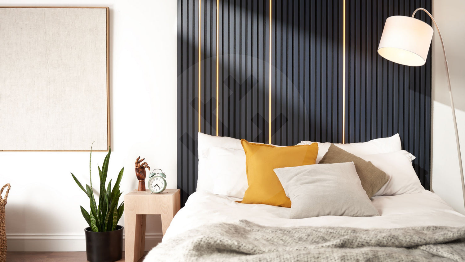 Acupanel® Contemporary Blue Wrapped Acoustic Wall Panels