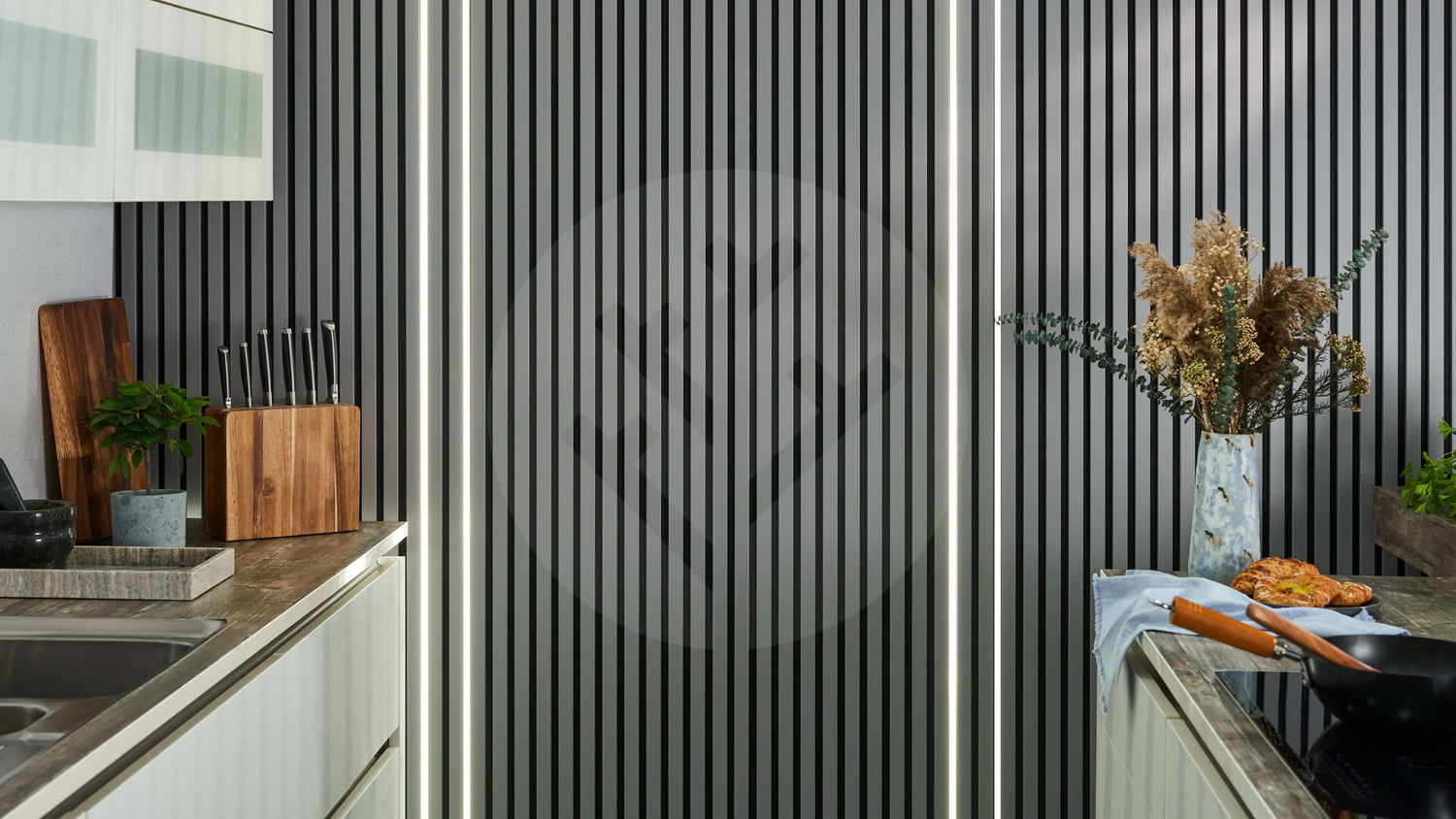 Acupanel® Contemporary Arctic Grey Wrapped Acoustic Wall Panels