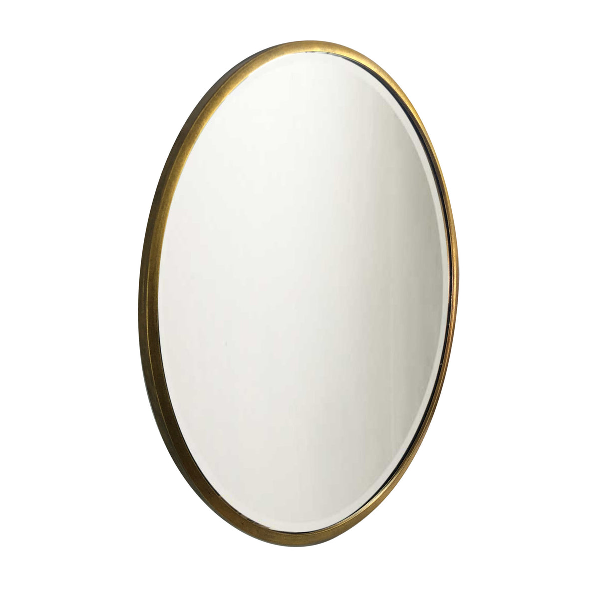 WVH® | The Textured Round | Antiqued Metal Wall-Mountable Mirrors