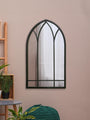 WVH® | The Arched Gothic | Garden Metal Frame Wall-Mountable Mirrors