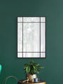 WVH® | The Industrial Pane | Window-Inspired Metal Frame Leaner and Wall-Mountable Mirrors