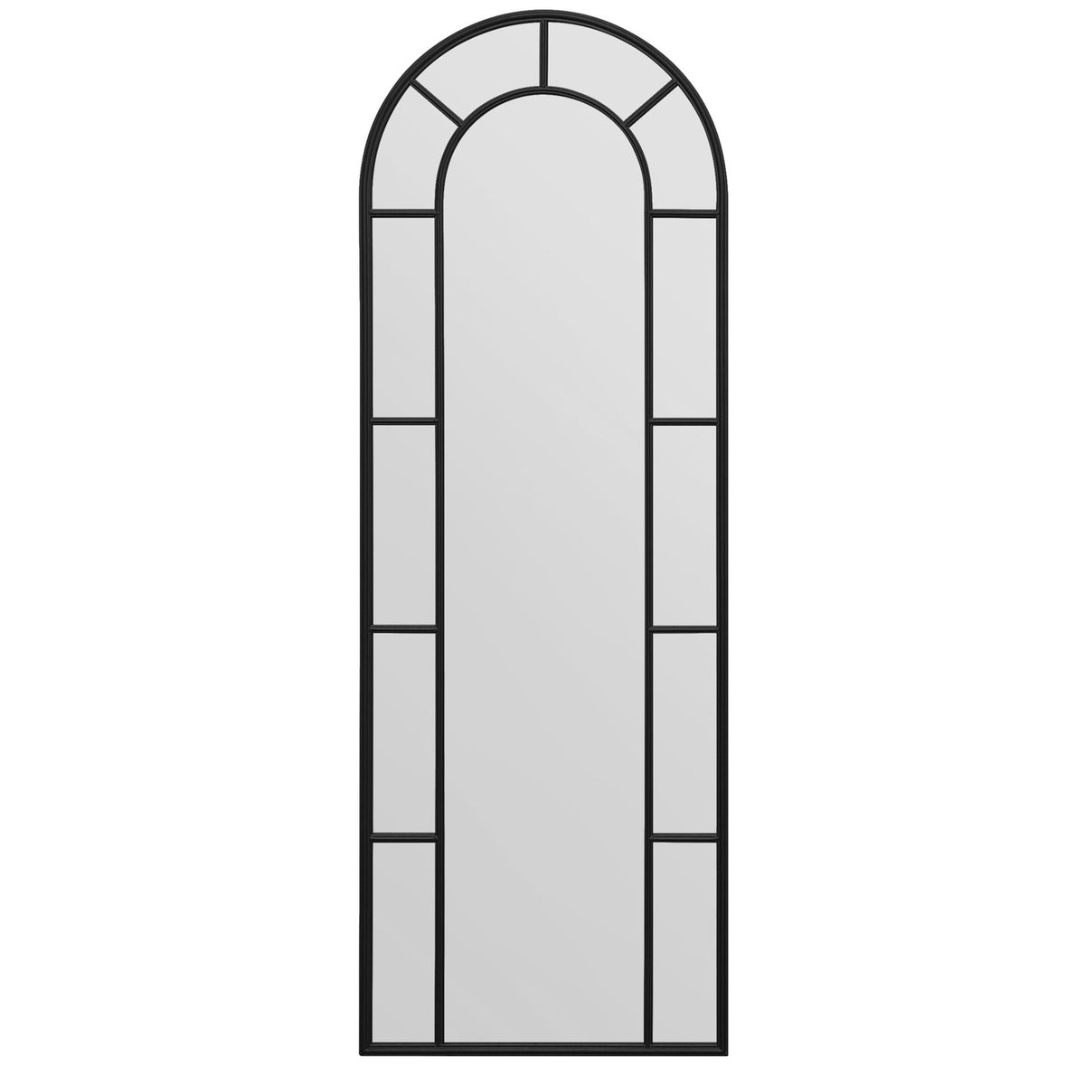 WVH® | The Arch Pane | Window-Inspired Metal Frame Leaner and Wall-Mountable Mirrors