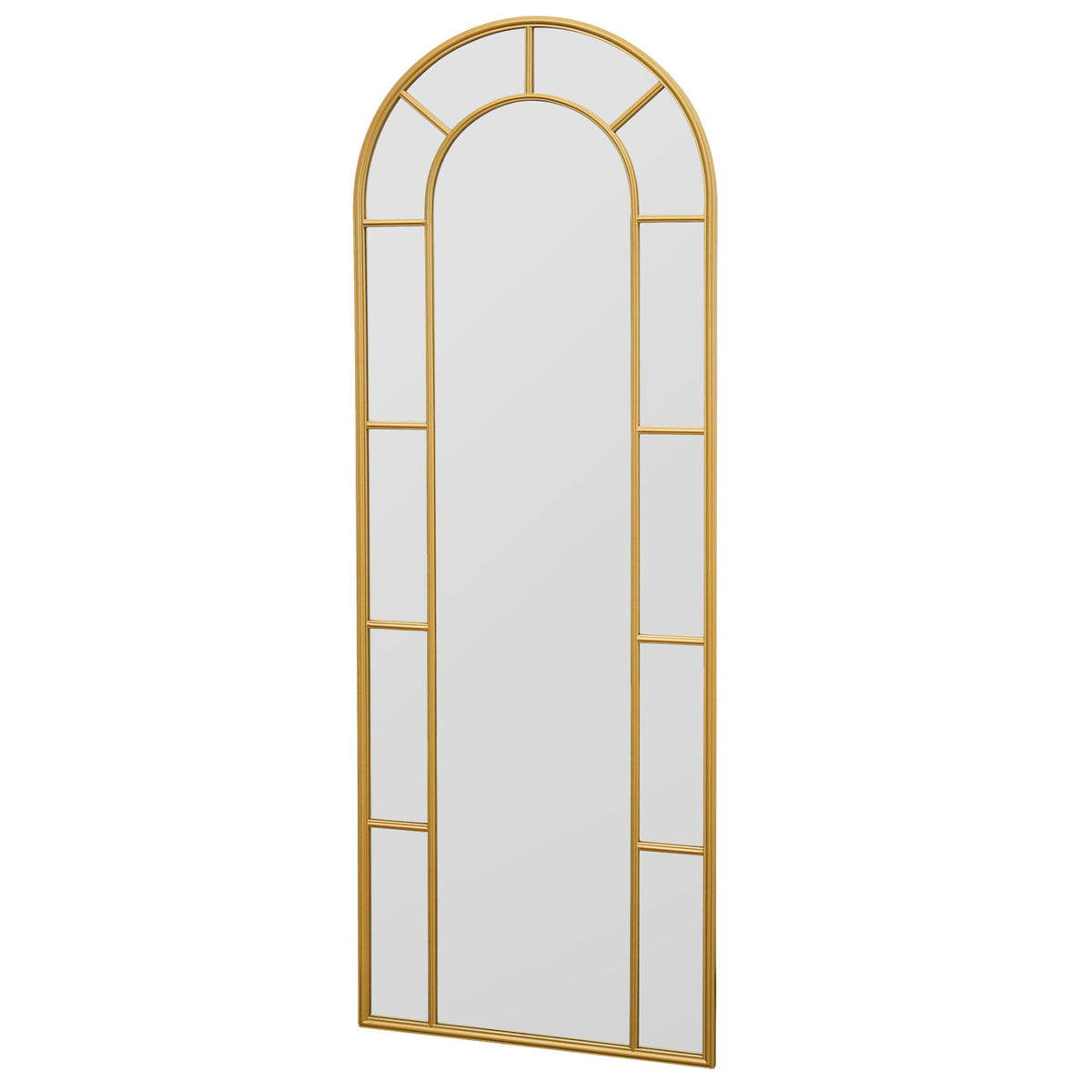 WVH® | The Arch Pane | Window-Inspired Metal Frame Leaner and Wall-Mountable Mirrors