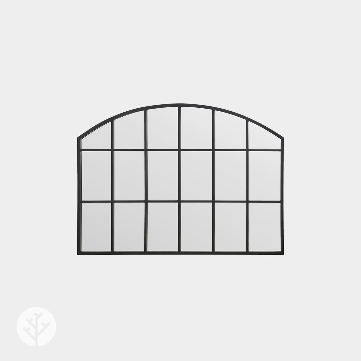 WVH® | The Arch Wide Grid | Metal Frame Garden Leaner and Wall-Mountable Mirrors