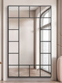 WVH® | The Industrial Grid Window | Leaner and Wall-Mountable Mirrors