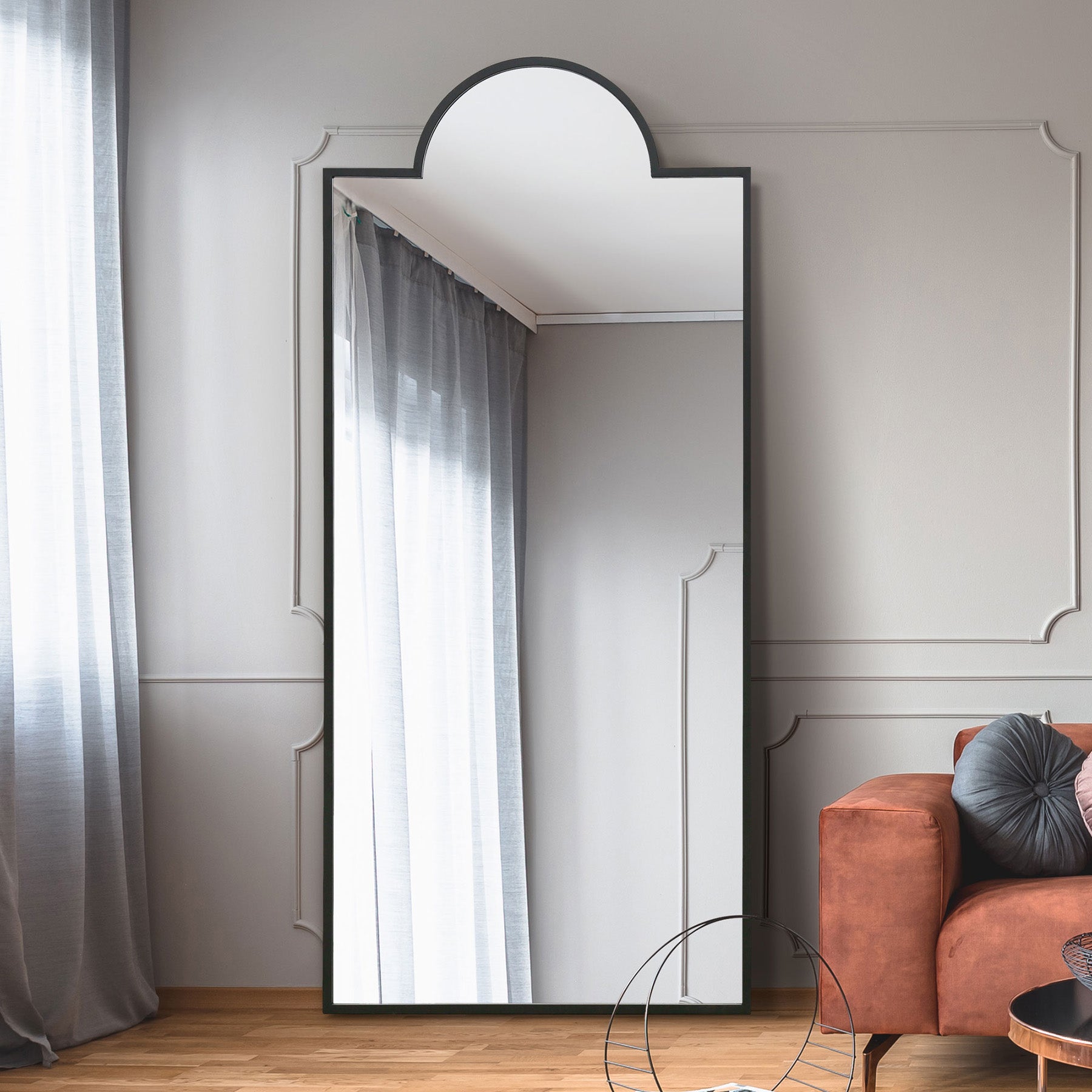 WVH® | The Industrial Elegant | Leaner and Wall-Mountable Mirrors