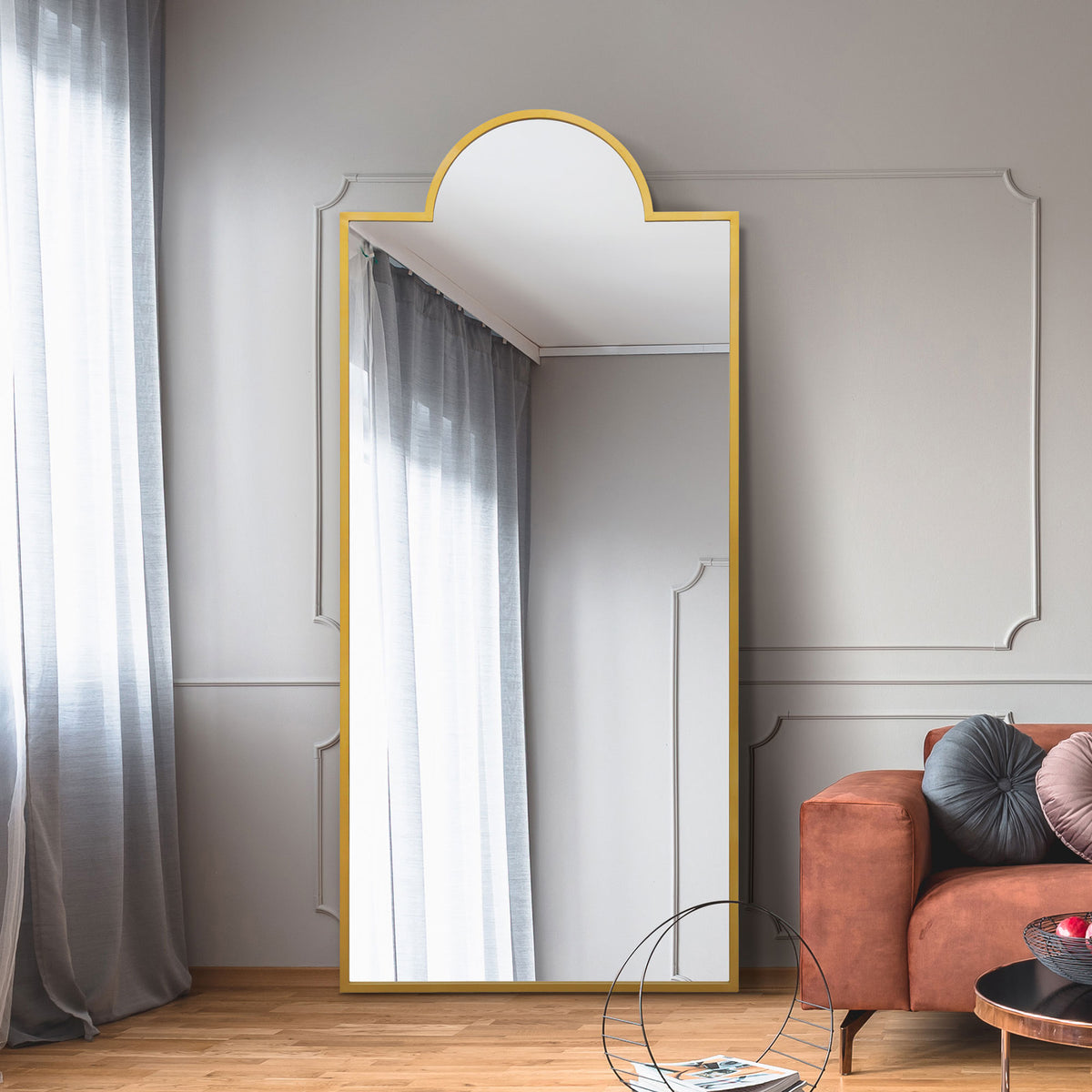 WVH® | The Industrial Elegant | Leaner and Wall-Mountable Mirrors