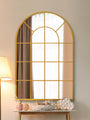 WVH® | The Arch Grid | Metal Frame Leaner and Wall-Mountable Mirrors