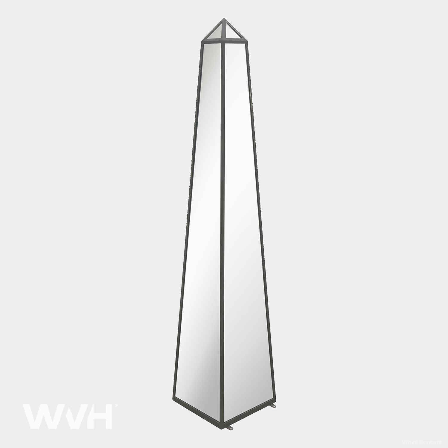 WVH® | The Obelisk | Metal Frame Free-Standing Garden Mirrors