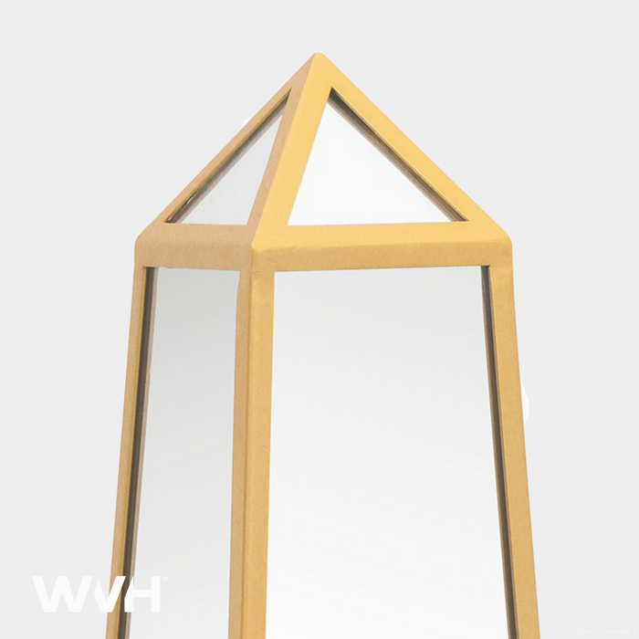 WVH® | The Obelisk | Metal Frame Free-Standing Garden Mirrors