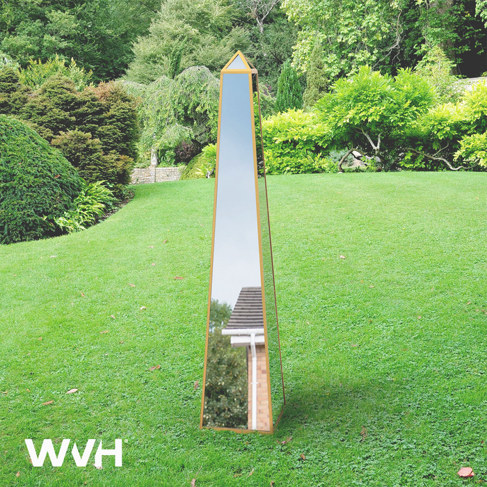 WVH® | The Obelisk | Metal Frame Free-Standing Garden Mirrors