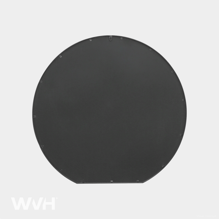 WVH® | The Round Flat-Base | Metal Frame Wall-Mountable Mirrors