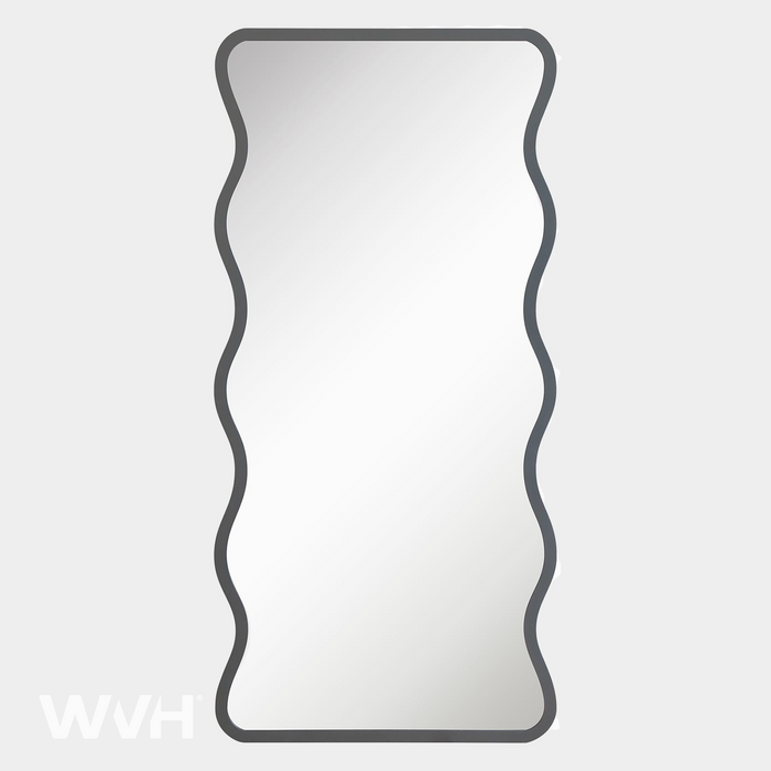 WVH® | The Wave Rectangle | Metal Frame Leaner and Wall-Mountable Garden Mirrors
