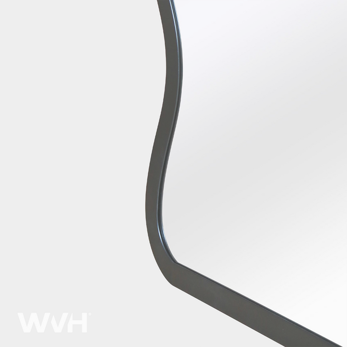 WVH® | The Wave Rectangle | Metal Frame Leaner and Wall-Mountable Garden Mirrors