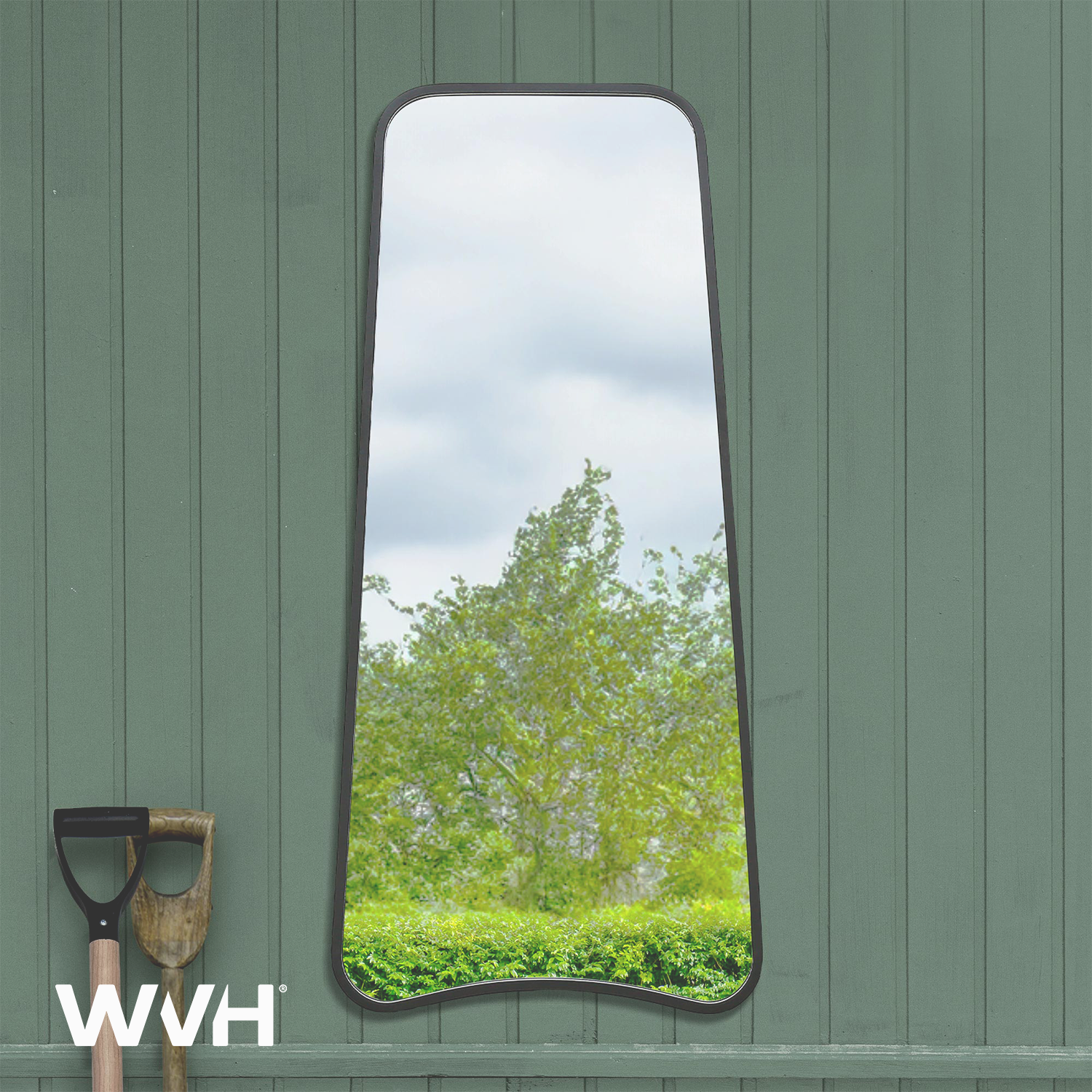 WVH® | The Mid-Century | Metal Frame Leaner and Wall-Mountable Mirrors