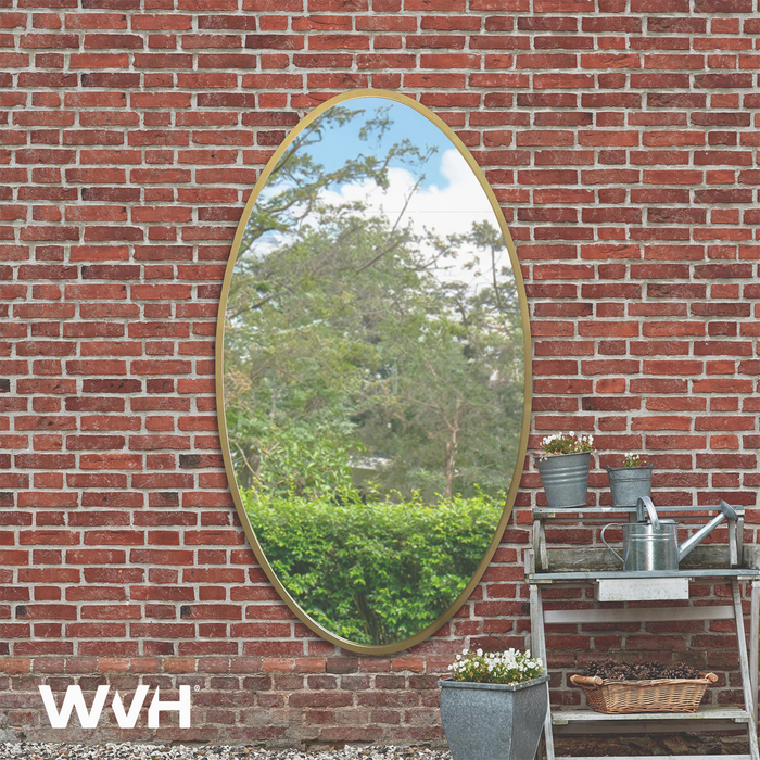 WVH® | The Ovate | Metal Frame Wall-Mountable Mirrors