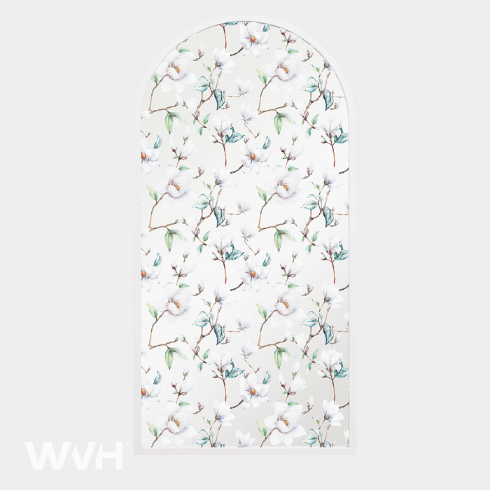WVH® | Decal Arch | Decorative Pattern Metal Frame Leaner and Wall-Mountable Mirrors