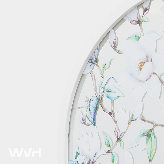 WVH® | Decal Arch | Decorative Pattern Metal Frame Leaner and Wall-Mountable Mirrors