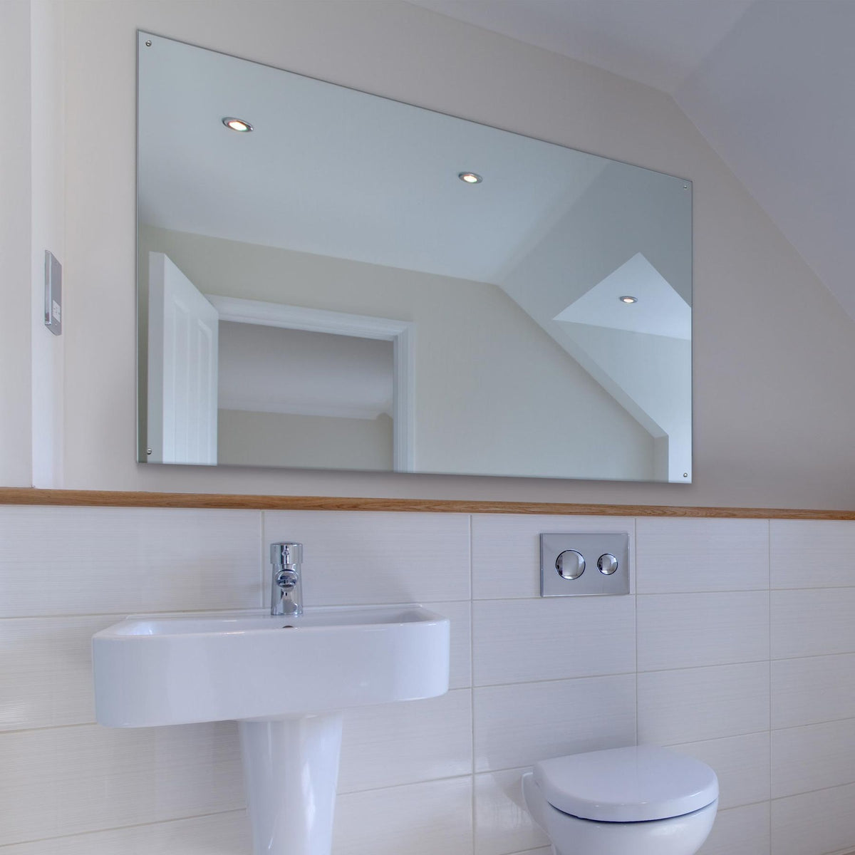 WVH® | The Sheet | Polished Edge Wall-Mounted Mirrors
