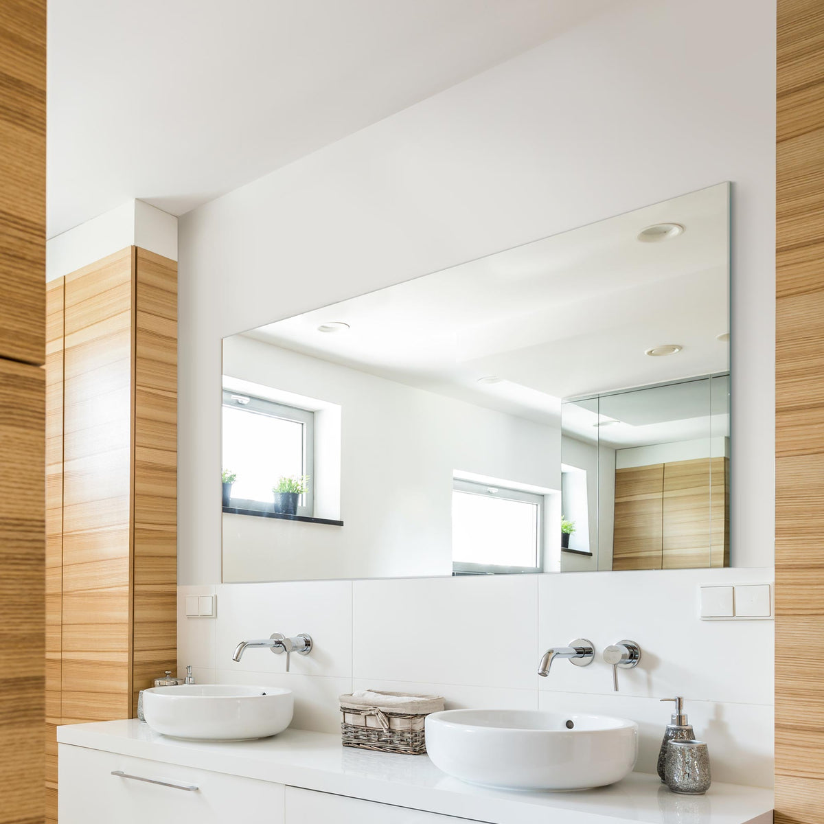 WVH® | The Sheet | Polished Edge Wall-Mounted Mirrors