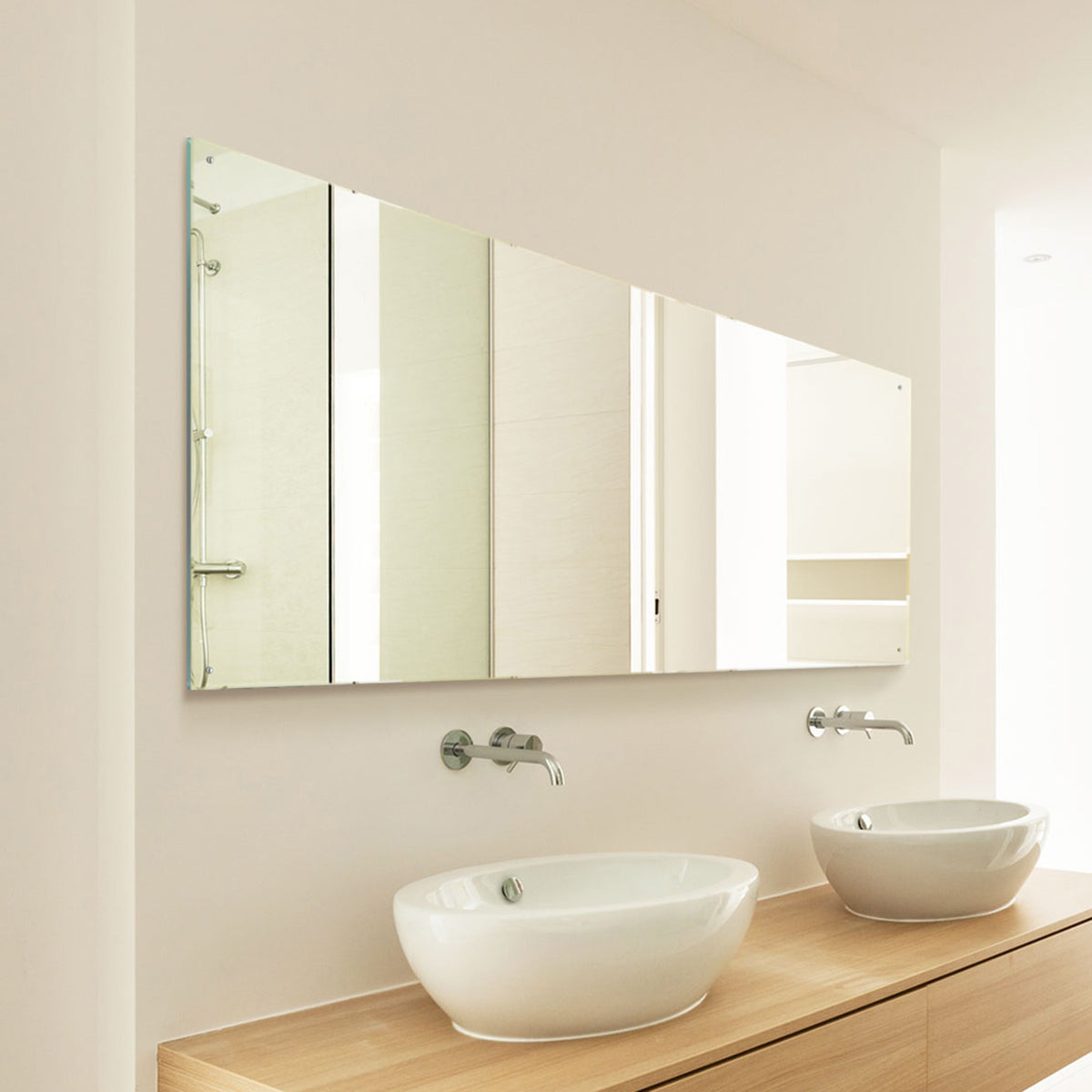 WVH® | The Sheet | Polished Edge Wall-Mounted Mirrors
